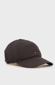 Мужская черная кепка TH FLAG SOFT 6 PANEL CAP Черный ONESIZE Tommy Hilfiger AM0AM13159