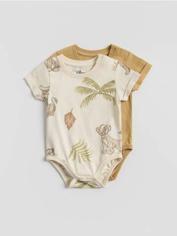 Reserved - Бавовняне боді Король Лев, 2 шт. - нюдовий - 552CJ-02X