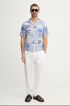 Льняные брюки Paul&Shark