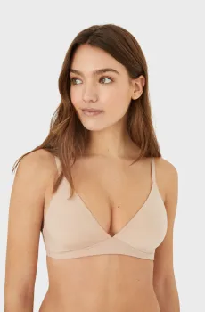 Женский бежевый бюстгальтер NATURAL Бежевый 80C womensecret 4277815