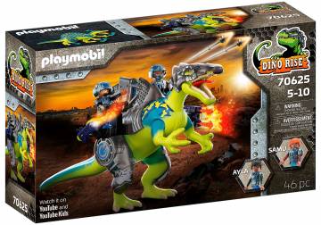 Конструктор Playmobil Dino rise Спінозавр: подвійна захисна сила (70625) Конструктор Playmobil Dino rise Спінозавр: подвійна захисна сила (70625)