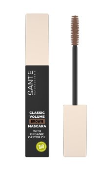 Биотушь для ресниц Sante Classic Volume Mascara, Brown, 8 мл