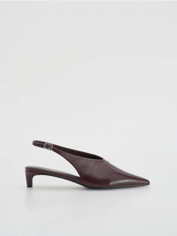 Reserved - Туфлі без задника - буряковий - 145FF-83X