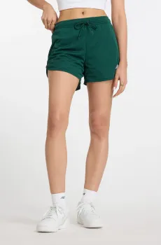 Женские зеленые шорты NB Athletics Зеленый M New Balance WS41510NWG