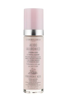 Крем LErbolario Acido Ialuronico Crema Viso a Tripla Azione с гиалуроновой кислотой, для комбинированной кожи лица, 50 мл