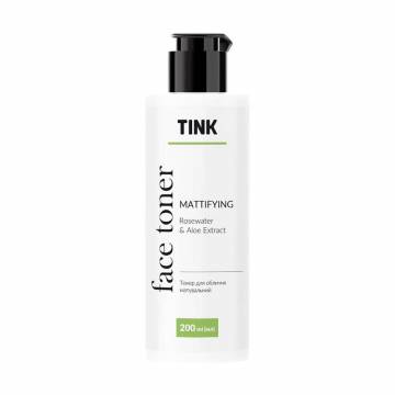 Матирующий тонер для лица Tink Mattifying Face Toner Розовая вода и экстракт алоэ, 200 мл Матирующий тонер для лица Tink Mattifying Face Toner Розовая вода и экстракт алоэ, 200 мл