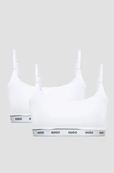 Женский белый топ (2 шт) Белый L HUGO 50469659;100