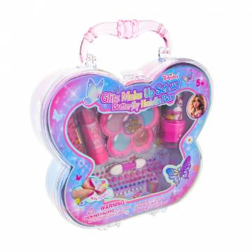 Набор детской декоративной косметики Tokidas Glitz Make Up Set Butterfly Handle Box, от 5 лет (T073) Набор детской декоративной косметики Tokidas Glitz Make Up Set Butterfly Handle Box, от 5 лет (T073)