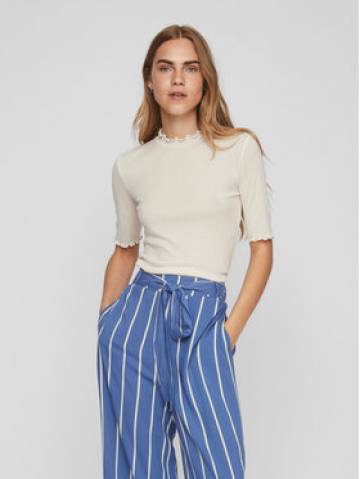 Vila Блузка 14088347 Бежевий Slim Fit Vila Блузка 14088347 Бежевий Slim Fit
