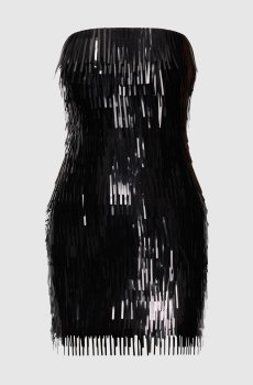 Черное платье мини Keira