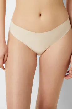 Женские бежевые трусики PURE FIT WE CARE Бежевый XL Etam 6535741