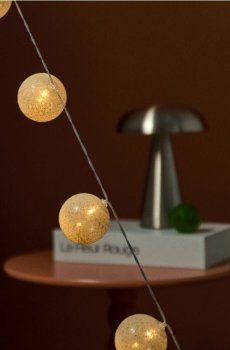 Декоративні LED-вогники - бежевий