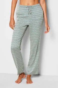 Женские брюки с узором BACCO Разноцветный S Etam 6549787