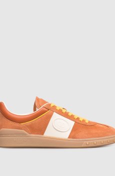Оранжевые замшевые кроссовки Upvillage