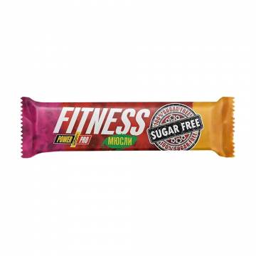Батончик Power Pro Fitness Мюсли, без сахара, 50 г Батончик Power Pro Fitness Мюсли, без сахара, 50 г