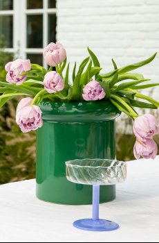 Декоративная ваза &k amsterdam turban green