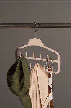 Вішалка для прикрас і ременів - бежевий