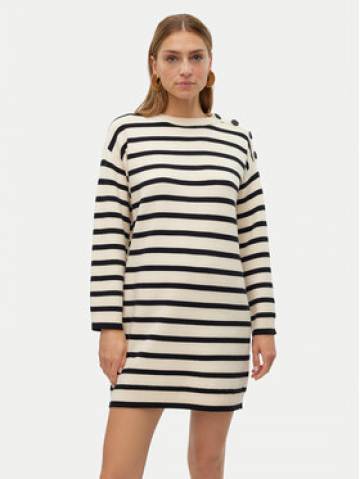 Vero Moda Трикотажна сукня Saba 10309307 Бежевий Loose Fit Vero Moda Трикотажна сукня Saba 10309307 Бежевий Loose Fit
