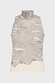 Женский серый топ M-ALMA MAGLIA Серый XS Diesel A19214 0AFBV