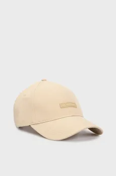 Мужская бежевая кепка SEERSUCKER PATCH BB CAP Бежевый ONESIZE Calvin Klein K50K512974
