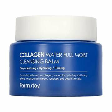 Очищающий бальзам для лица FarmStay Collagen Water Full Moist Cleansing Balm, 95 мл Очищающий бальзам для лица FarmStay Collagen Water Full Moist Cleansing Balm, 95 мл