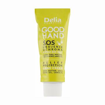 Успокаивающий и защитный крем для рук Delia Cosmetics Good Hand S.O.S Relief Protection Hand Cream, 75 мл Успокаивающий и защитный крем для рук Delia Cosmetics Good Hand S.O.S Relief Protection Hand Cream, 75 мл
