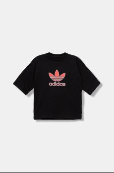 Детская хлопковая футболка adidas Originals