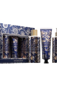 Уценка! Набор Vivian Gray Blue Botanical Luxury Gift Set (гель для душа, 250 мл + лосьон для тела, 250 мл + крем для рук, 75 мл)