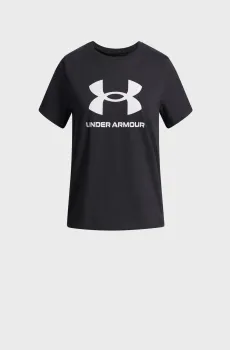 Детская черная футболка UA BIG LOGO SS Черный 8 Under Armour 1389756-001