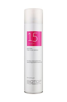 Лак для укладки волос Biotop Professional 15 Creative Hair Spray, 650 мл