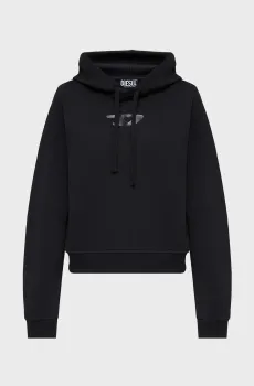 Женское черное худи REGGY Черный L Diesel A17726 RIAJH