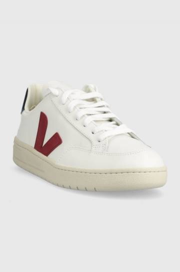 Кожаные кроссовки Veja V-12 цвет белый XD0201955 Кожаные кроссовки Veja V-12 цвет белый XD0201955
