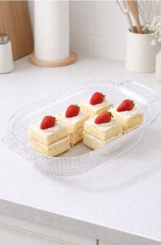 Таця сервірувальна - clear