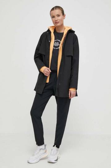 Дождевик Helly Hansen женская цвет чёрный переходная 54090 Дождевик Helly Hansen женская цвет чёрный переходная 54090