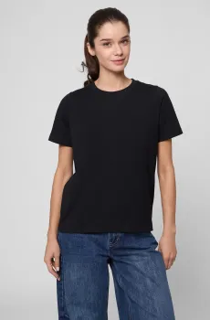 Женская черная футболка Черный XS PRPY PWTSHGOK0028
