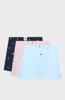 Мужские трусы (3 шт) WOVEN BOXER PRINT Разноцветный L Tommy Hilfiger UM0UM03635