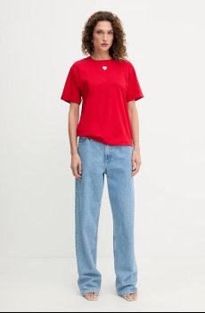 Хлопковая футболка Pinko