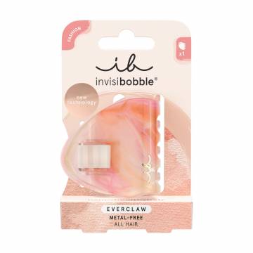 Заколка для волос Invisibobble Everclaw M Pink Blossom, 1 шт