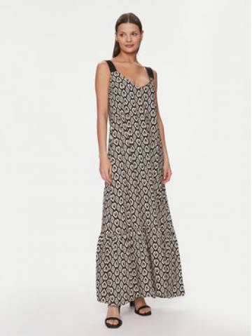 Gaudi Літня сукня 411BD15022 Чорний Relaxed Fit Gaudi Літня сукня 411BD15022 Чорний Relaxed Fit