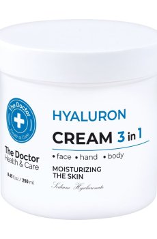 Крем для лица, тела и рук The Doctor Health & Care Hyaluron Cream 3 in 1, 250 мл