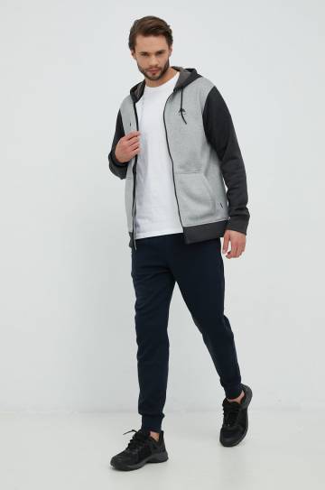 Кофта Burton Oak мужская цвет серый с капюшоном узор Кофта Burton Oak мужская цвет серый с капюшоном узор