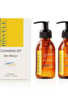 Набор для лица Riwell Cleansing Set Двухэтапное очищение (гидрофильное масло, 125 мл + гель для умывания, 125 мл)