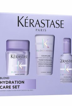Набор для волос Kerastase Blond Absolu Discovery Set (шампунь-ванна, 80 мл + средство, 75 мл + сыворотка, 45 мл)