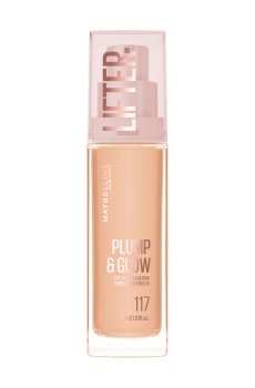 Тональный крем для наполнения и природного сияния кожи лица с SPF 15 Maybelline New York Lifter, 117, 30 мл