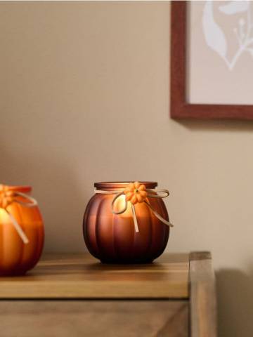 Ароматична свічка Pumpkin - бежевий Ароматична свічка Pumpkin - бежевий