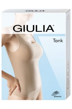 Бесшовная майка женская Giulia Tank на широких бретелях, Naturale, размер L/XL