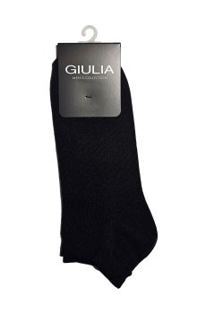 Носки мужские Giulia MS1 Classic, низкие, черные, размер 39-42