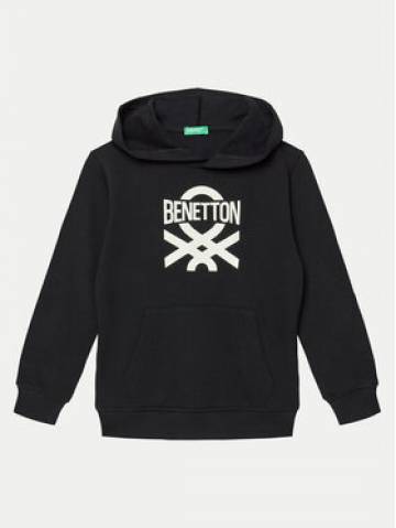 United Colors Of Benetton Світшот 3J68C203N Чорний Regular Fit United Colors Of Benetton Світшот 3J68C203N Чорний Regular Fit