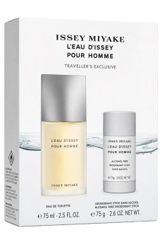 Парфюмированный набор мужской Issey Miyake LEau dIssey Pour Homme (дезодорант-стик, 75 г + туалетная вода, 75 мл)