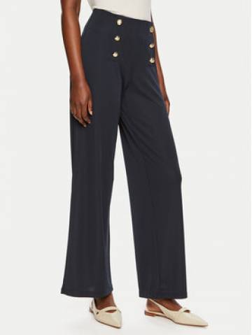 Lauren Ralph Lauren Штани з тканини 200807573003 Cиній Wide Leg Lauren Ralph Lauren Штани з тканини 200807573003 Cиній Wide Leg